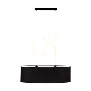 Britop Dove 17400204 függőlámpa – fekete szöveternyő, 80 cm, 2×E27 small 4