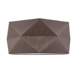 Finja állólámpa 1xE27 Max. 60 W-os, olajozott tölgyfa/antracit színű fonott kábel/barna lámpaernyő, Ø52 cm small 1