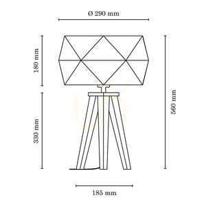 Finja asztali lámpa, 1xE27, Max. 60 W, olajozott tölgy/antracit, fonott kábel/fehér, lámpaernyő Ø29 cm small 2