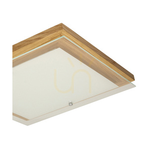 Finn fali lámpa 1xLED 2700K 14W olajozott tölgy/fehér-átlátszó üveg 29 cm small 2