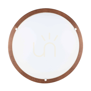 Frida mennyezeti lámpa, 1xLED, 2700K, 18 W, bükk- és diófa / fehér üvegburák, Ø45 cm small 0
