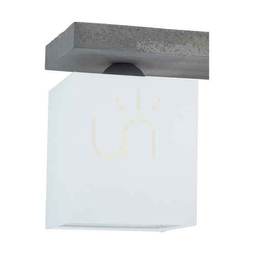Jelölje be Spot Light GREAT 2241336 mennyezeti lámpa, 3 × E27, szürke beton és fehér lámpaernyők, 55 cm