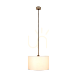 Szürke függesztett lámpa, 1xE27, Max. 60 W, szürkére pácolt fenyő, fonott kábel, szürke lámpaernyő, Ø40 cm small 3