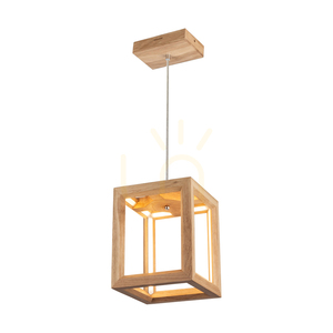 Kago LED függesztett lámpa, 1xLED, 3000K, 21 W, olajozott tölgy/átlátszó PVC-kábel, 22 cm small 1