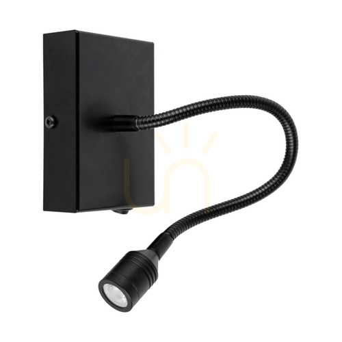 Jelölje be Lector Black fali lámpa, 1xLED, 2,8 W, 12 cm