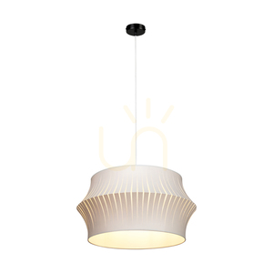 Lotus függesztett lámpa, 1xE27, Max. 60 W, fekete fém/átlátszó PVC-kábel/szürke lámpaernyő, Ø57 cm small 3