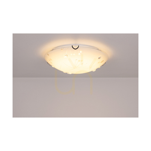 Maryland mennyezeti lámpa, 1 db 2700K-es, 13 W-os LED-lámpával, krómozott fém/fehér üveg lámpaernyő, Ø30 cm small 4