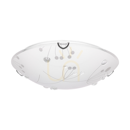 Jelölje be Maryland mennyezeti lámpa, 1xLED, 2700K, 18 W, krómozott fém/fehér üvegburás, Ø40 cm