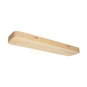 Neele mennyezeti lámpa, 2xLED, 3000K, 12 W, nyírfa, 55 cm small 0