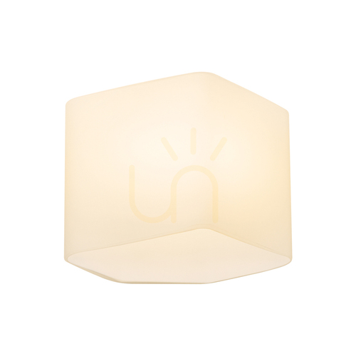 Jelölje be Space fali lámpa, 1 db 3000K-es, 6 W-os LED-lámpával, fehér fém, 17 cm