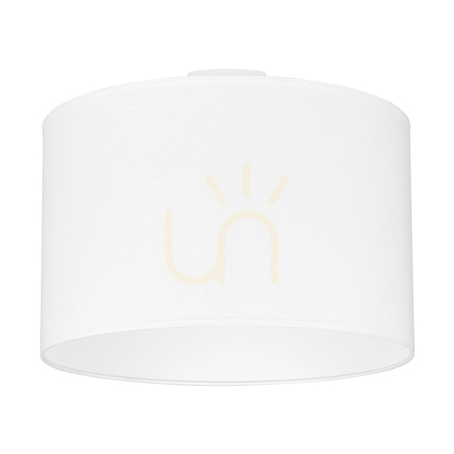 Jelölje be Timon mennyezeti lámpa, 1xE27, Max. 40 W, fehér fém/fehér lámpaernyő, Ø38 cm