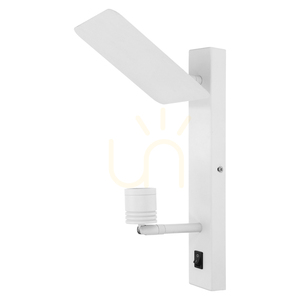 Turid fali lámpa, 1xLED, 3100K, 3 W, fehér fém, 16 cm small 0