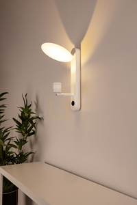 Turid fali lámpa, 1xLED, 3100K, 3 W, fehér fém, 16 cm small 1