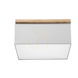 Vertiga mennyezeti lámpa, 4xE27, Max. 25 W, olajozott tölgy/szürke, 45 cm-es lámpaernyő small 1