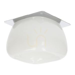 Cristaldream mennyezeti lámpa szett, 3 db G4-es LED-izzóval (max.. 2,3 W), krómfém/fehér üveg, tápegységgel, Ø8,5 cm small 1