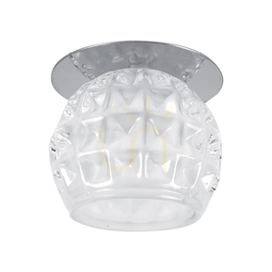 Cristaldream mennyezeti lámpa szett, 3 db G4-es LED-izzóval (max.. 2,3 W), krómfém/átlátszó üveg, tápegységgel, Ø8 cm small 1