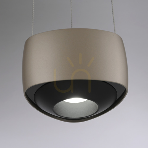 Jelölje be Q-STRETTO 2657-97 barna, 2xLED-es függesztett lámpa