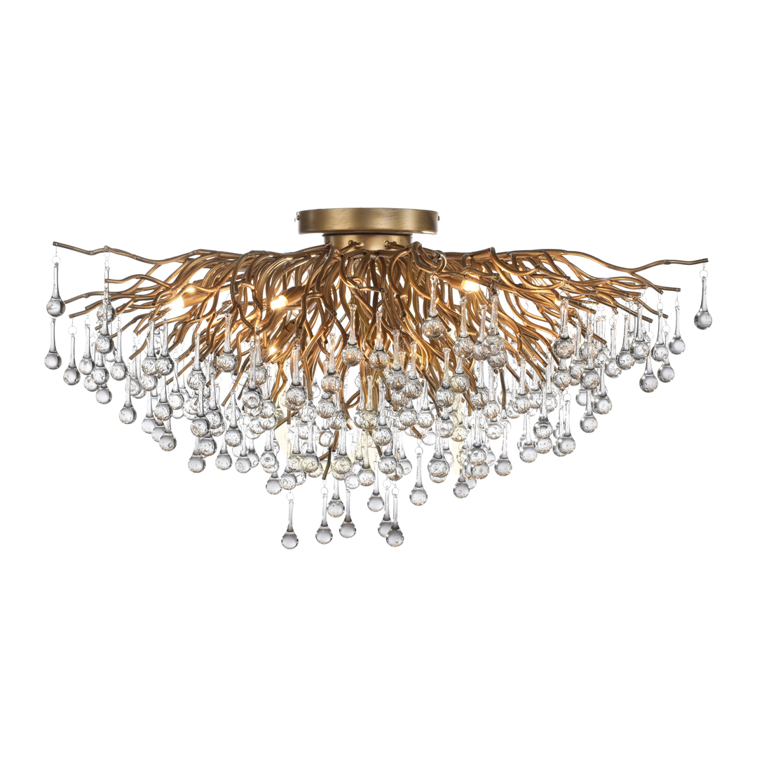 Kilátás ICICLE 8092-11 mennyezeti lámpa, sárgaréz, 14xG9 ICICLE 8092-11 mennyezeti lámpa, sárgaréz, 14xG9