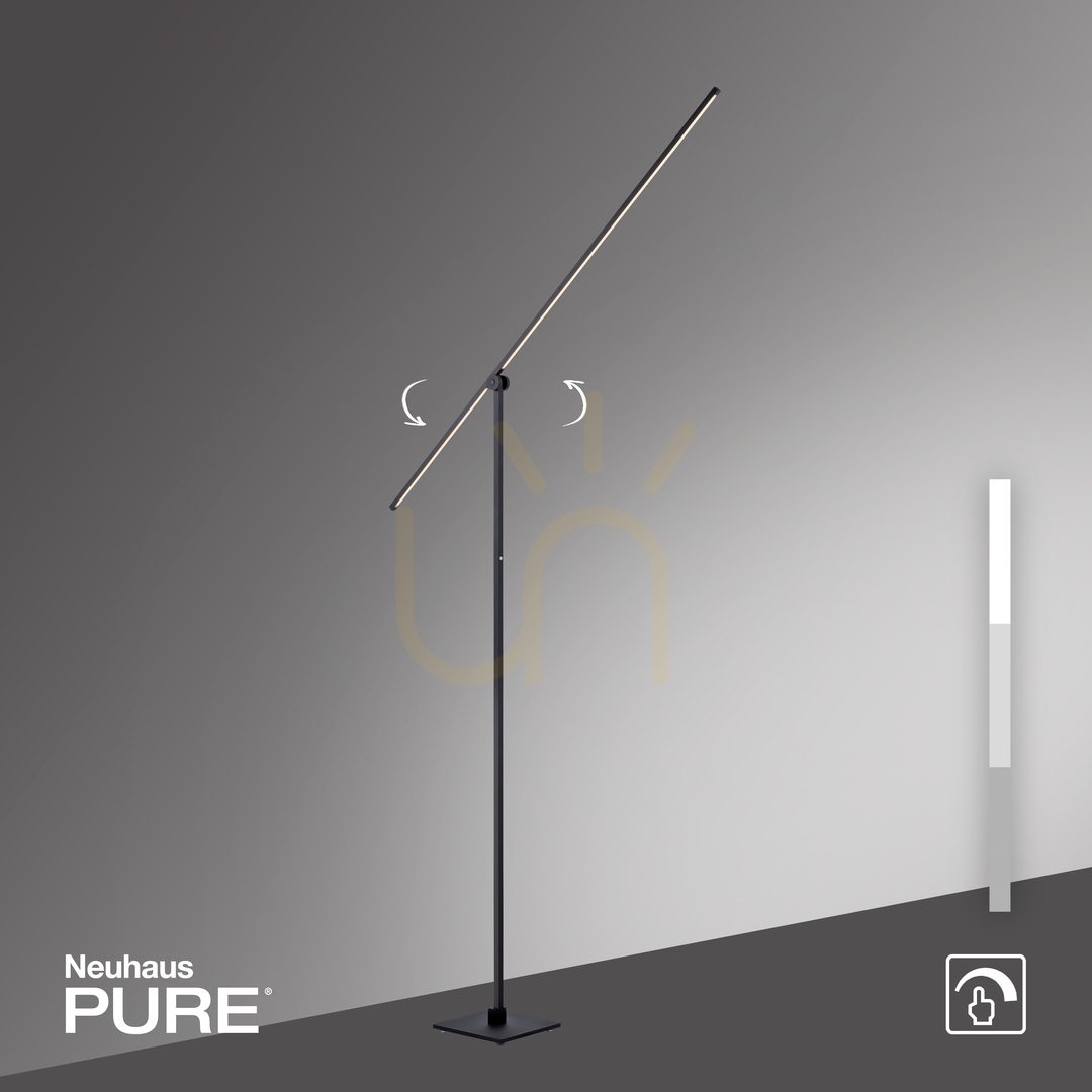 Kilátás PURE-GRAFO 407-18 állólámpa, fekete, 1xLED PURE-GRAFO 407-18 állólámpa, fekete, 1xLED