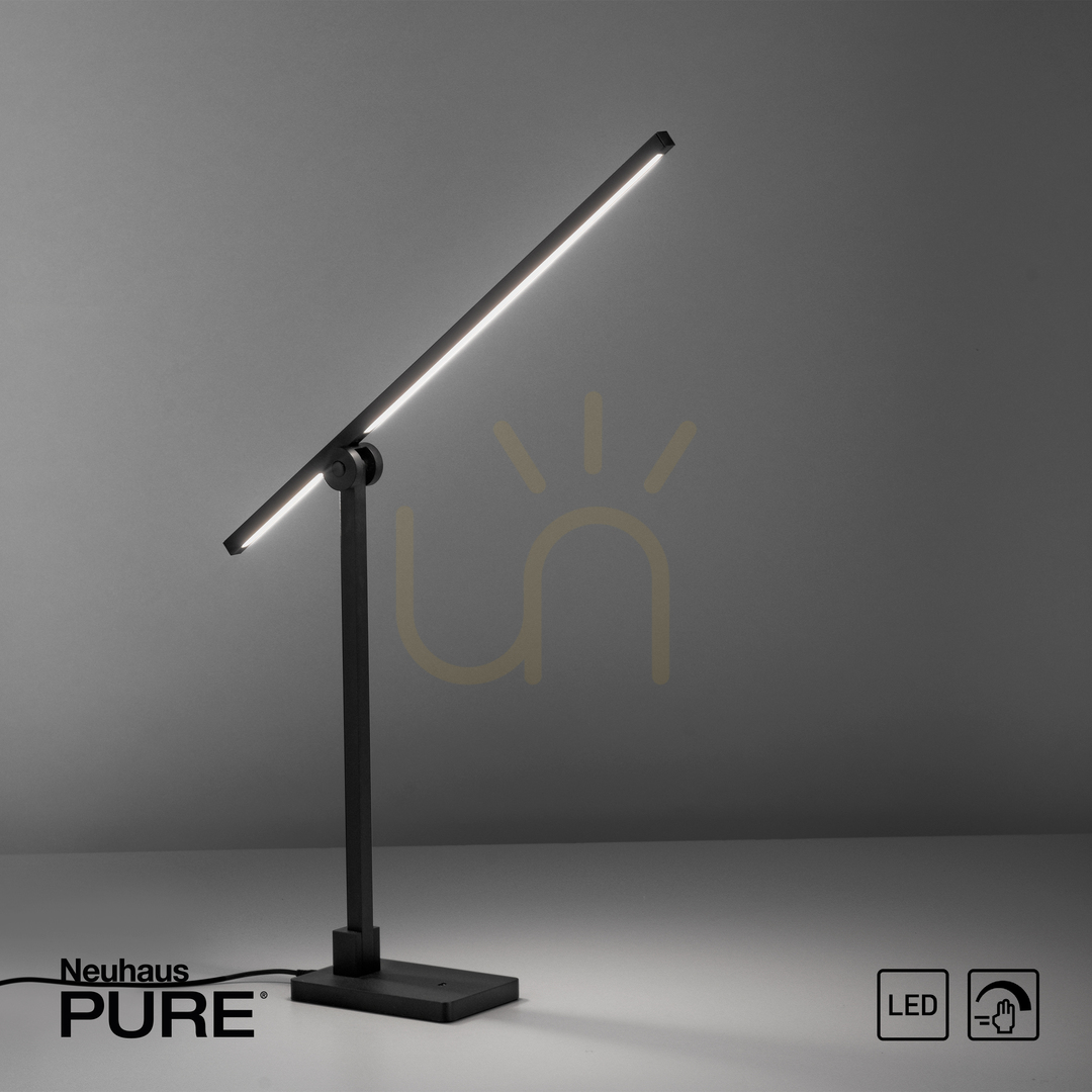 Előadás PURE-GRAFO 4407-18 asztali lámpa, fekete, 1xLED PURE-GRAFO 4407-18 asztali lámpa, fekete, 1xLED