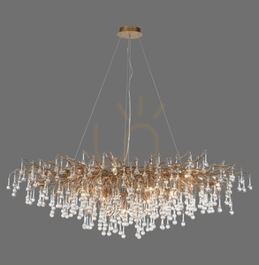 ICICLE 2031-11 sárgaréz függesztett lámpa, 15xG9 small 1