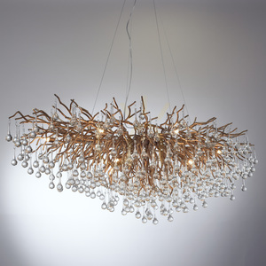 ICICLE 2031-11 sárgaréz függesztett lámpa, 15xG9 small 11