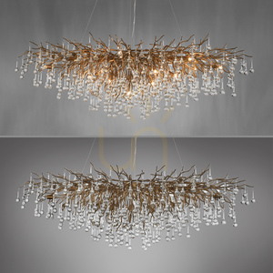 ICICLE 2031-11 sárgaréz függesztett lámpa, 15xG9 small 14
