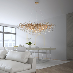 ICICLE 2031-11 sárgaréz függesztett lámpa, 15xG9 small 2