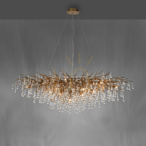 ICICLE 2031-11 sárgaréz függesztett lámpa, 15xG9 small 5