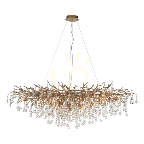 Jelölje be ICICLE 2031-11 sárgaréz függesztett lámpa, 15xG9