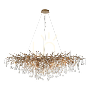 ICICLE 2031-11 sárgaréz függesztett lámpa, 15xG9 small 0