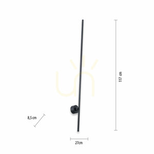 PURE-GRAFO 9407-18 Fekete 1xLED-es fali lámpa small 7