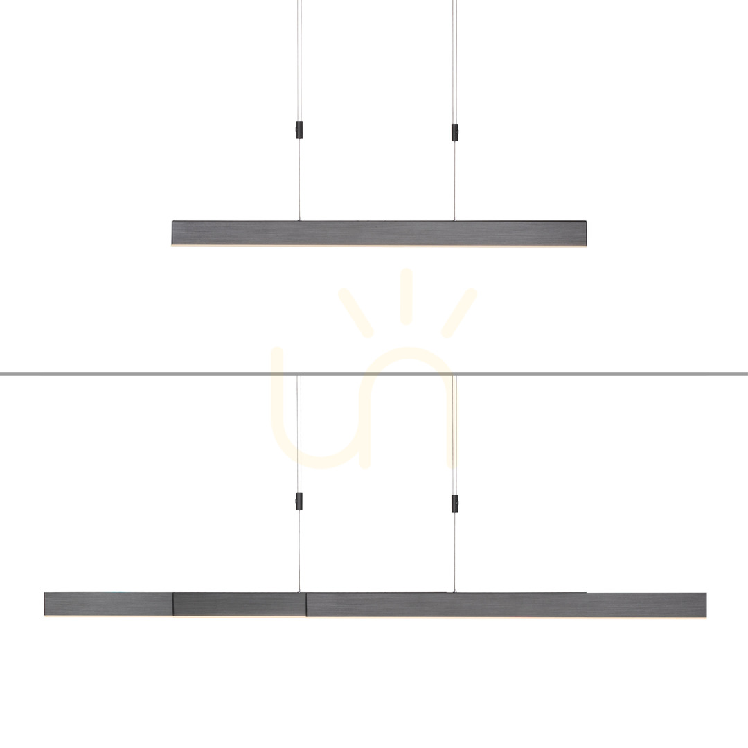 Előadás PURE-MOTO 2525-15 szürke, 3 LED-es függesztett lámpa PURE-MOTO 2525-15 szürke, 3 LED-es függesztett lámpa