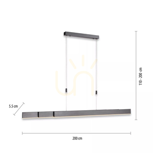 PURE-MOTO 2525-15 szürke, 3 LED-es függesztett lámpa 19 PURE-MOTO 2525-15 szürke, 3 LED-es függesztett lámpa small 19