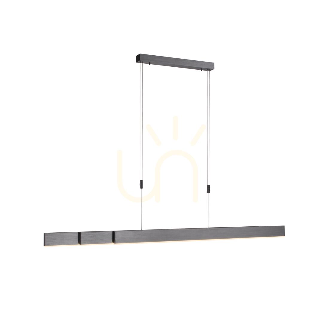 Kilátás PURE-MOTO 2525-15 szürke, 3 LED-es függesztett lámpa PURE-MOTO 2525-15 szürke, 3 LED-es függesztett lámpa