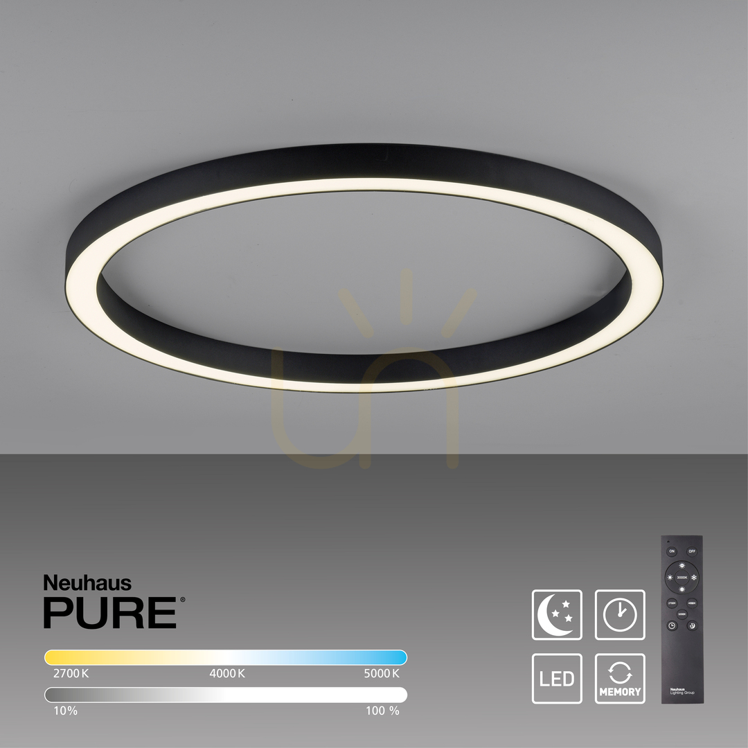 Kilátás PURE-LINES 6306-13 antracit színű, 1xLED-es függesztett lámpa PURE-LINES 6306-13 antracit színű, 1xLED-es függesztett lámpa