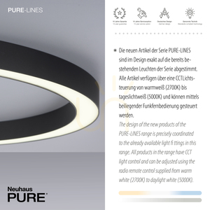 PURE-LINES 6306-13 antracit színű, 1xLED-es függesztett lámpa 4 PURE-LINES 6306-13 antracit színű, 1xLED-es függesztett lámpa small 4