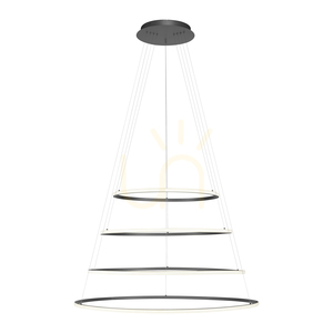 TESSARA 2124-13 antracit színű, 1xLED-es függesztett lámpa small 14