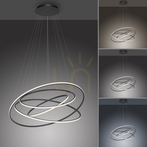 TESSARA 2124-13 antracit színű, 1xLED-es függesztett lámpa small 5