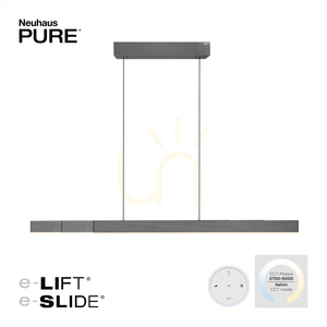 PURE-MOTO-RISE 2545-15 szürke, 3xLED-es függesztett lámpa small 1