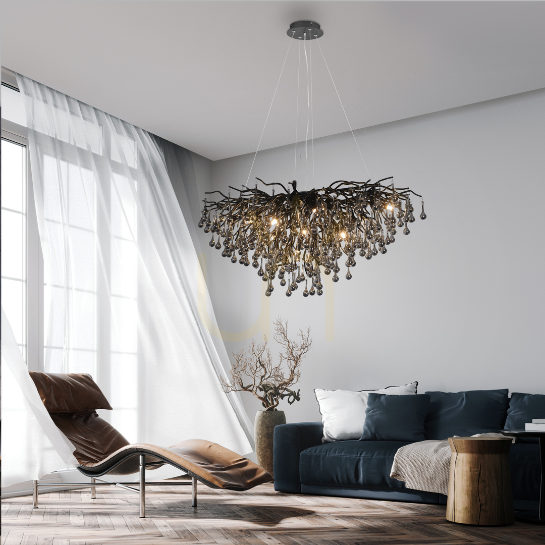 Előnézet ICICLE 2192-18 Fekete 10xG9 függesztett lámpa ICICLE 2192-18 Fekete 10xG9 függesztett lámpa