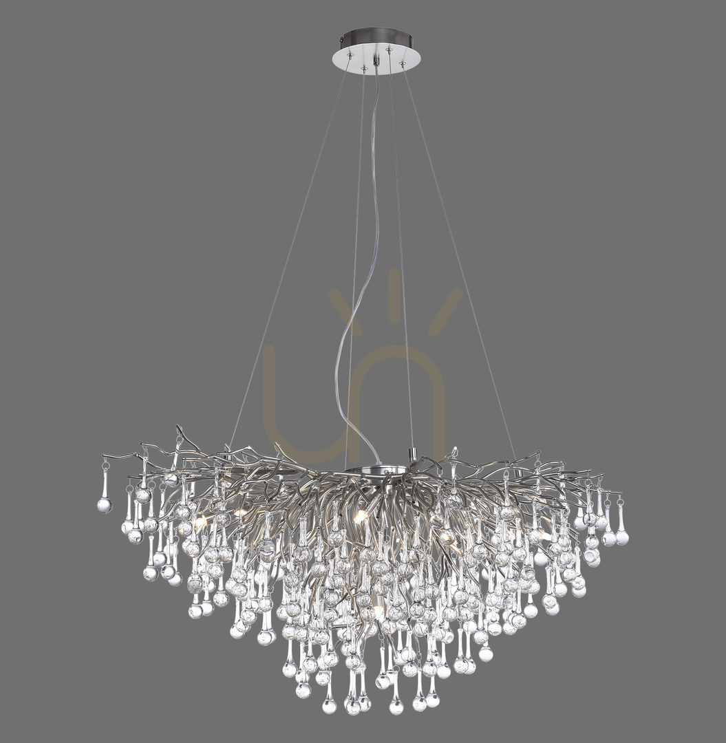 Kilátás ICICLE 2192-55 ezüst 10xG9 függesztett lámpa ICICLE 2192-55 ezüst 10xG9 függesztett lámpa