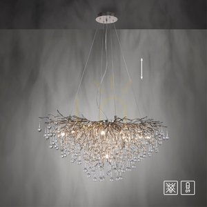 ICICLE 2192-55 ezüst 10xG9 függesztett lámpa 13 ICICLE 2192-55 ezüst 10xG9 függesztett lámpa small 13