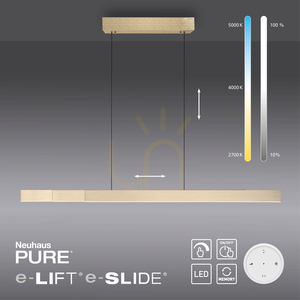 PURE-MOTO-RISE 2545-60 Arany 3xLED függesztett lámpa small 14