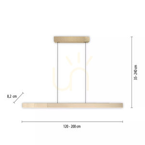 PURE-MOTO-RISE 2545-60 Arany 3xLED függesztett lámpa small 22