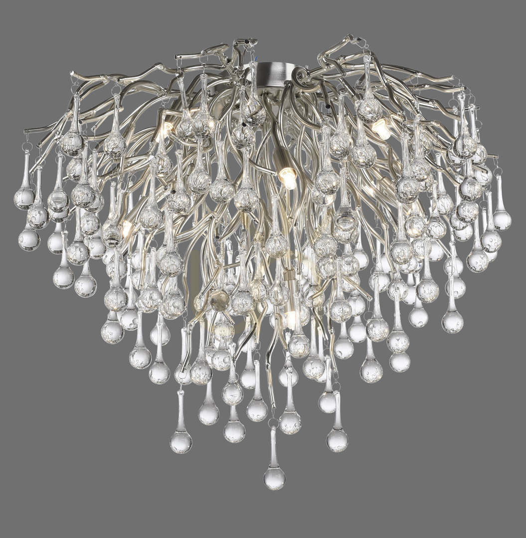 Kilátás ICICLE 8091-55 ezüst mennyezeti lámpa, 9xG9 ICICLE 8091-55 ezüst mennyezeti lámpa, 9xG9