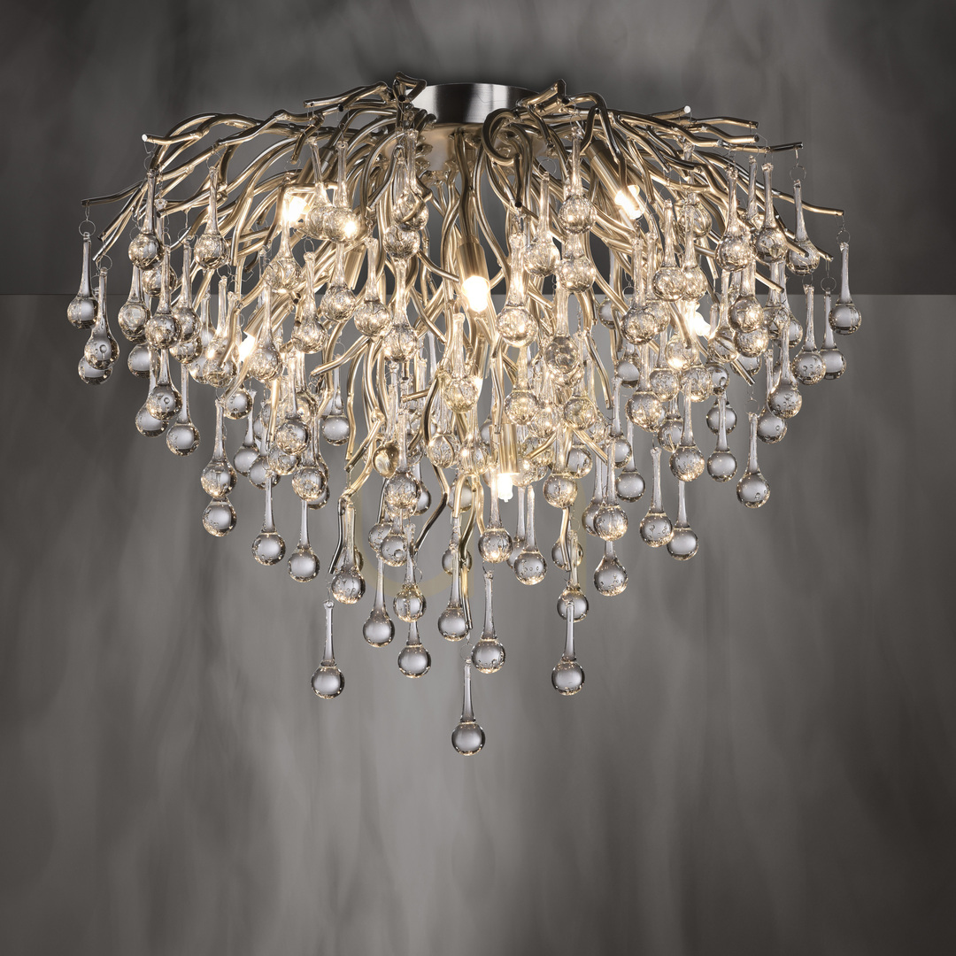 Jelölje be ICICLE 8091-55 ezüst mennyezeti lámpa, 9xG9 ICICLE 8091-55 ezüst mennyezeti lámpa, 9xG9