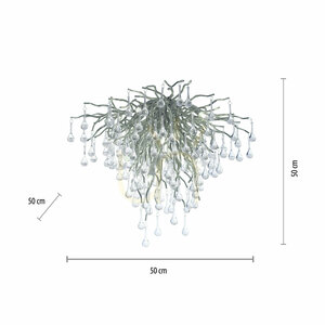 ICICLE 8091-55 ezüst mennyezeti lámpa, 9xG9 8 ICICLE 8091-55 ezüst mennyezeti lámpa, 9xG9 small 8