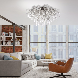 ICICLE 8092-55 ezüst mennyezeti lámpa, 14xG9 small 12