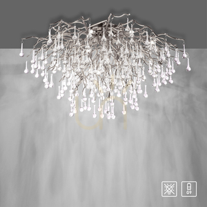 ICICLE 8092-55 ezüst mennyezeti lámpa, 14xG9 small 13